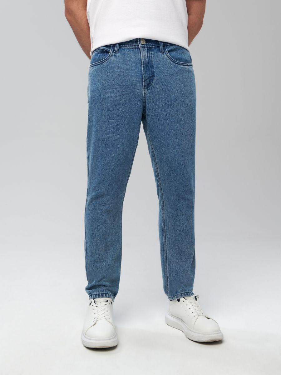 Jeansy regular Kolor niebieski  1572O-50J