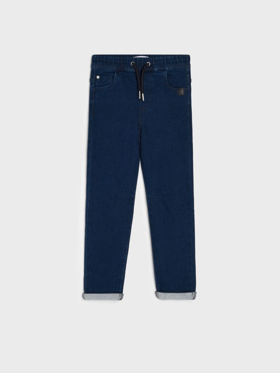 Jeansy jogger Kolor granatowy  4369T-59J