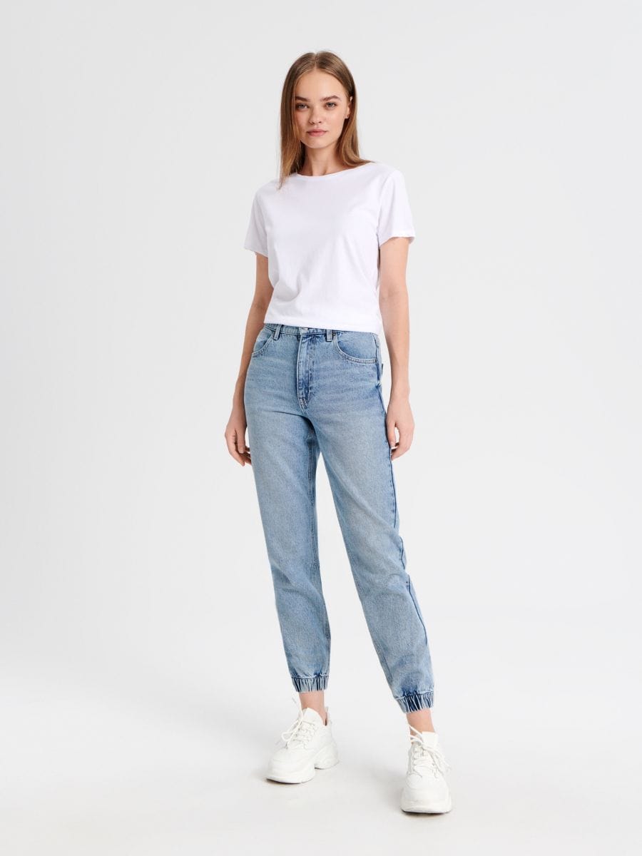 Jeansy jogger Kolor niebieski  6192J-50J