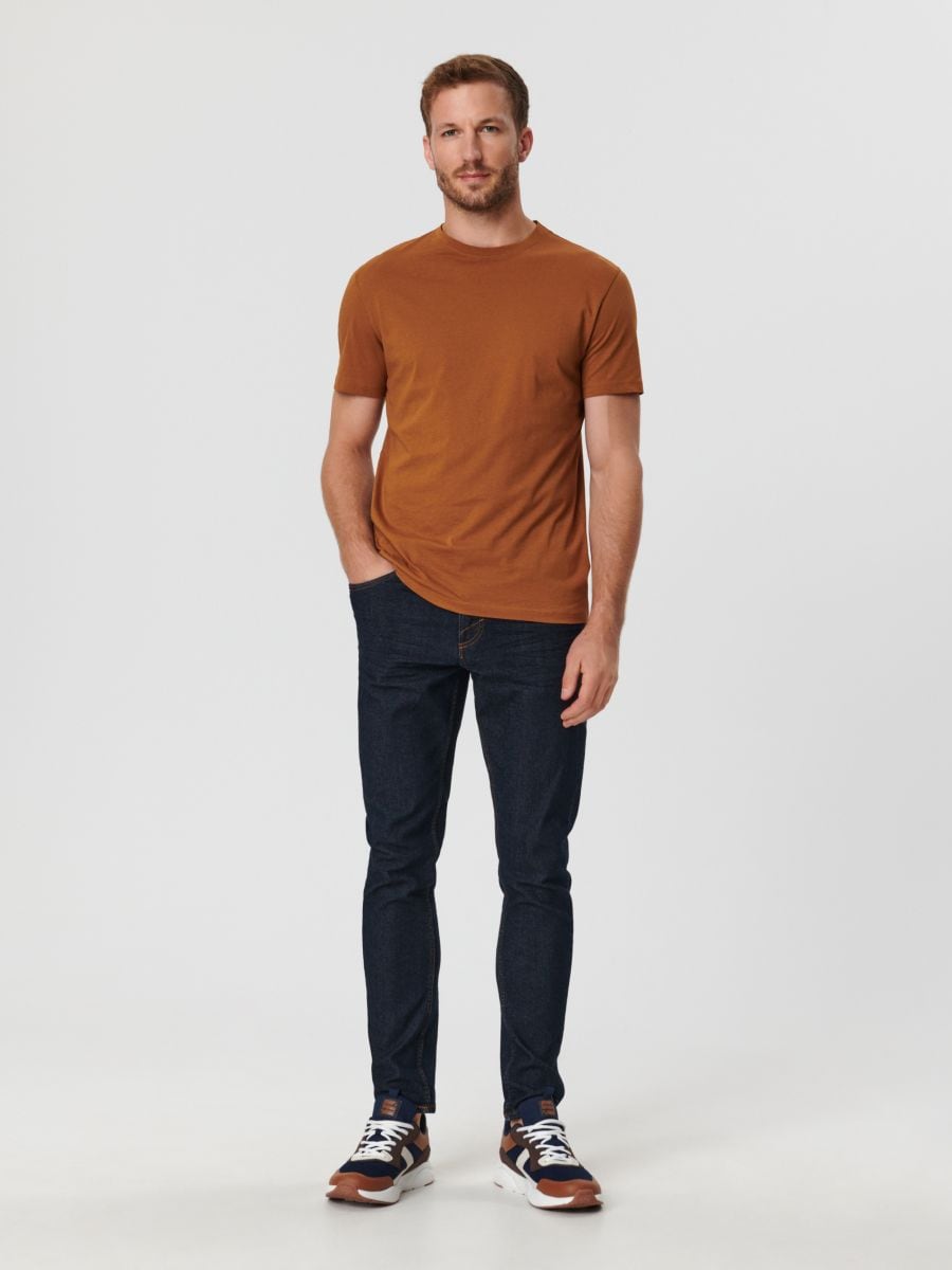 Jeansy slim Kolor niebieski  1592O-95J