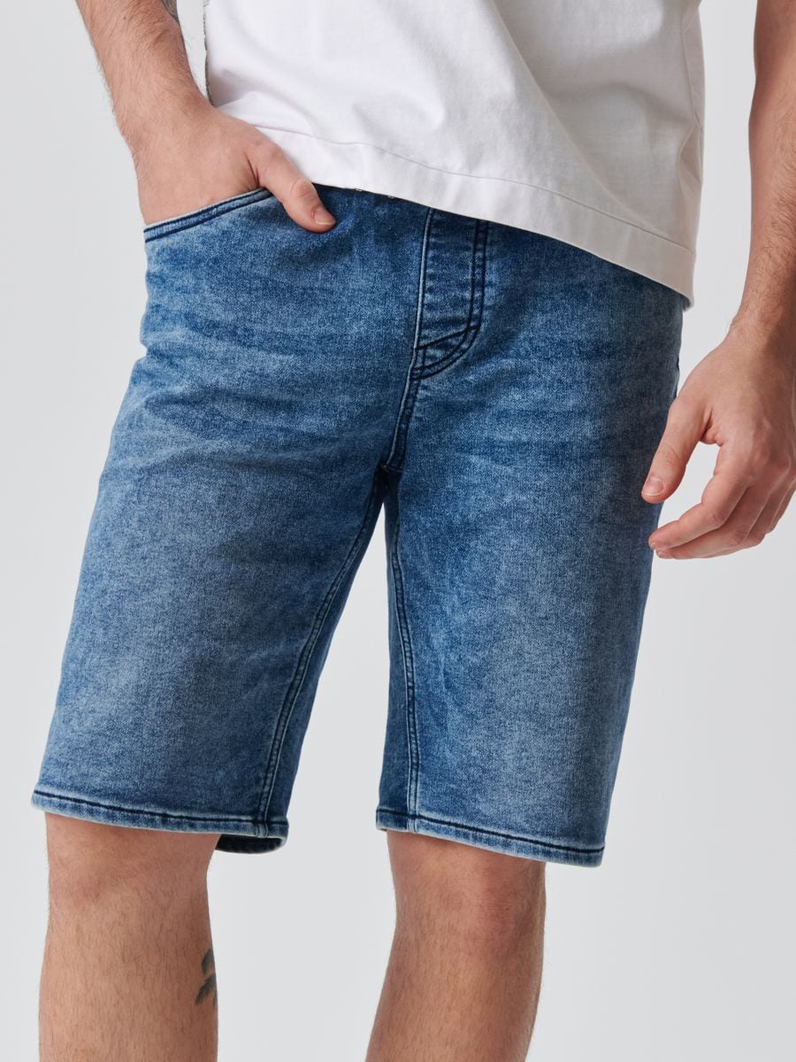 Szorty jeansowe jogger Kolor niebieski  9853S-55J