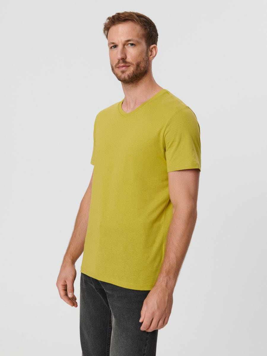 Koszulka basic Kolor zielony  2359O-71X
