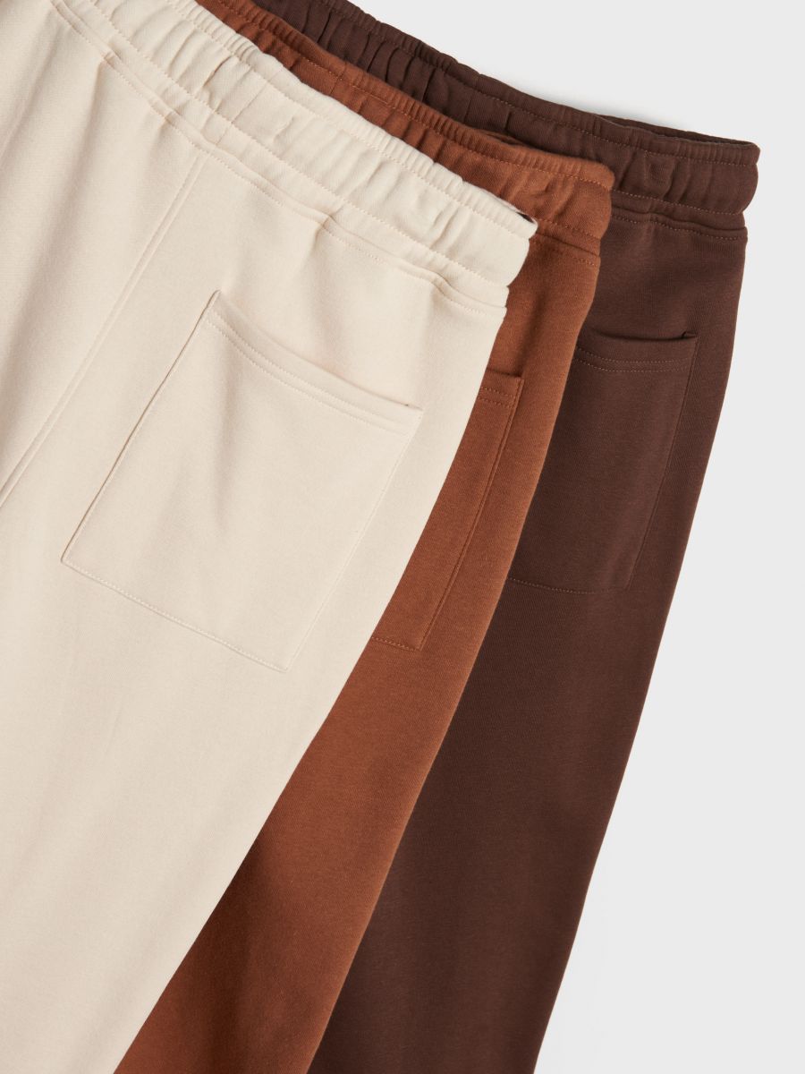 Spodnie dresowe jogger 3 pack Kolor kremowy  7308Y-01X