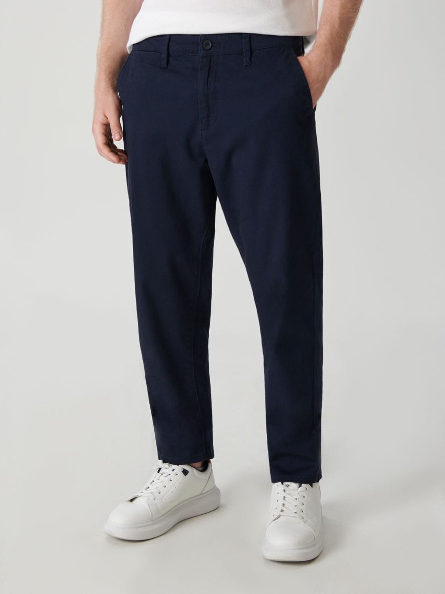 Spodnie chino Kolor granatowy  1963O-59X