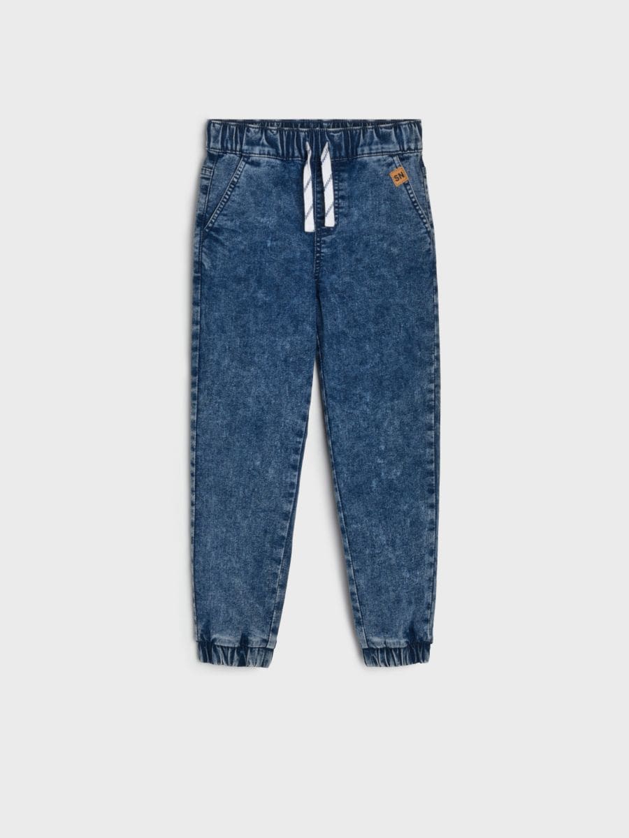 Jeansy jogger Kolor niebieski  4383T-55J