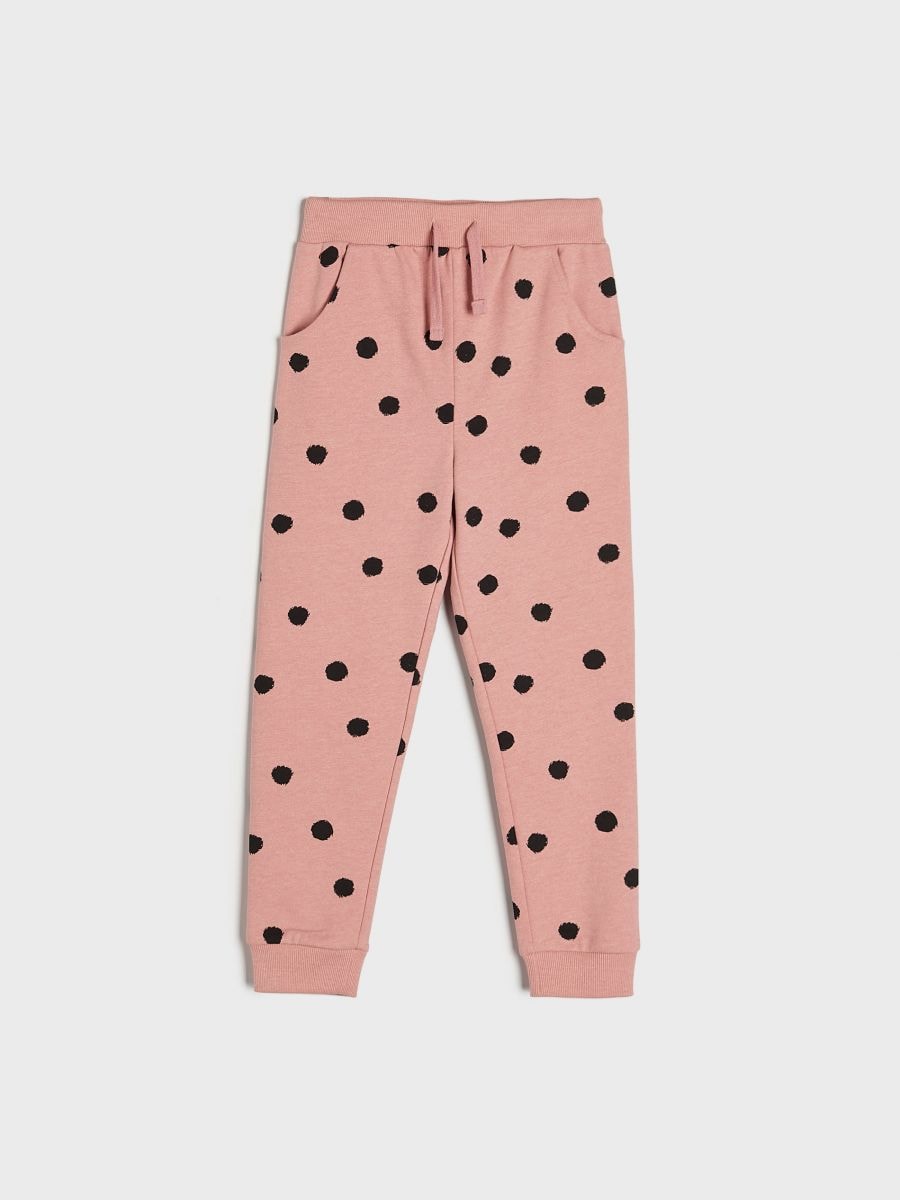 Spodnie dresowe jogger Kolor różowy  8540M-30X