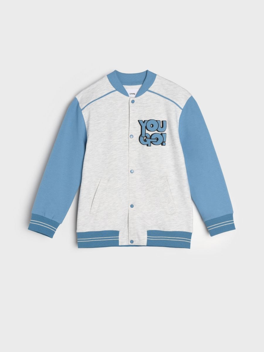 Bluza bejsbolówka Kolor kremowy  5114C-01M