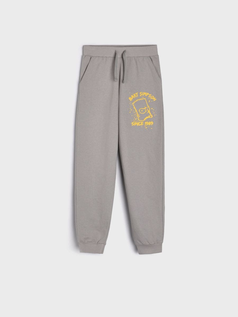 Spodnie dresowe jogger The Simpsons Kolor szary  5870R-09X