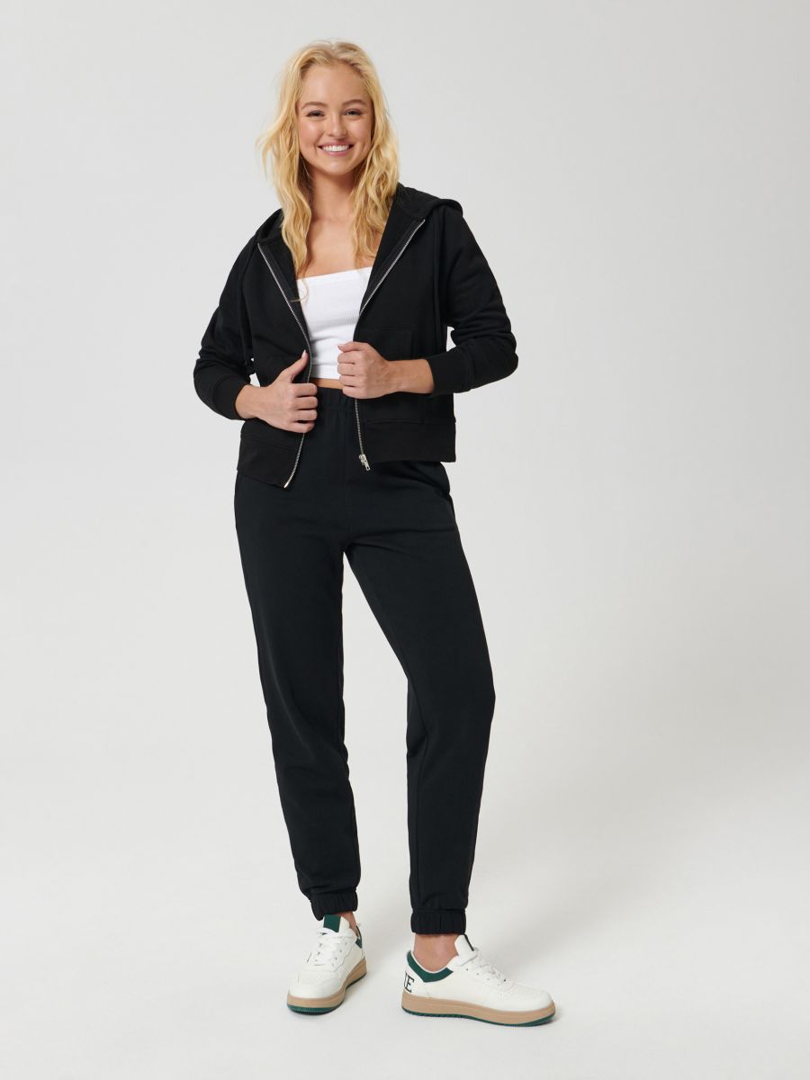 Bluza z kapturem Kolor czarny  6234J-99X