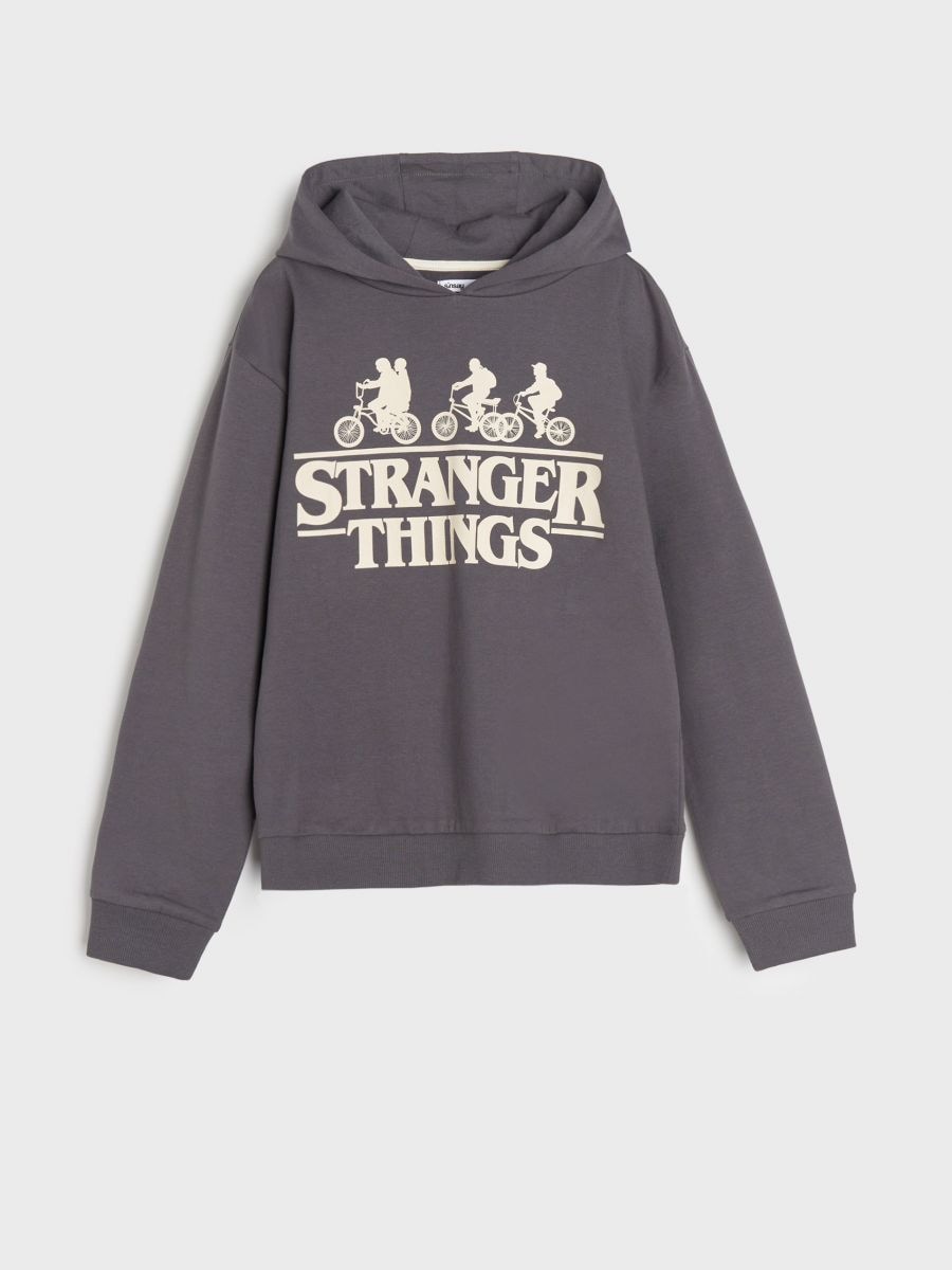 Bluza z kapturem Stranger Things Kolor szary  8626Q-86X