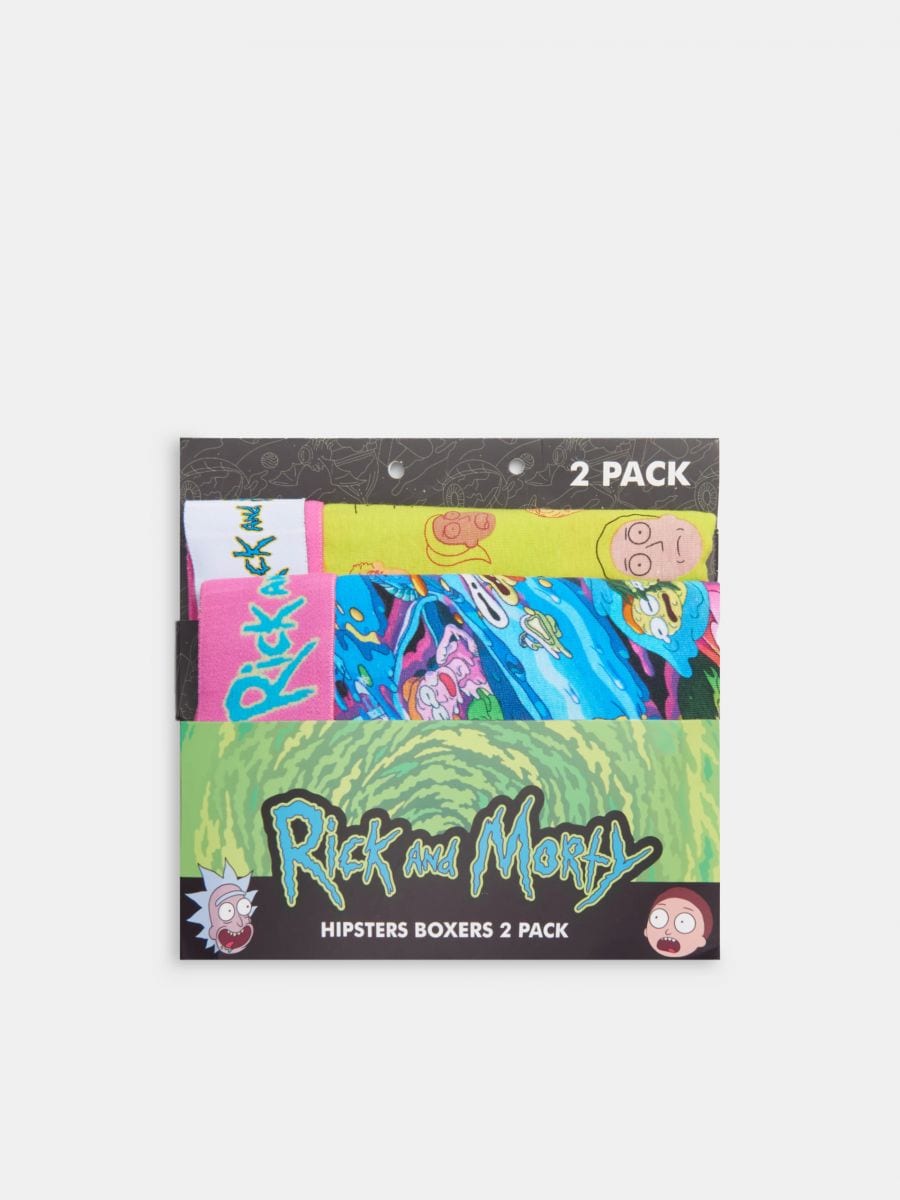 Bokserki Rick and Morty 2 pack Kolor wielobarwny  7619C-MLC