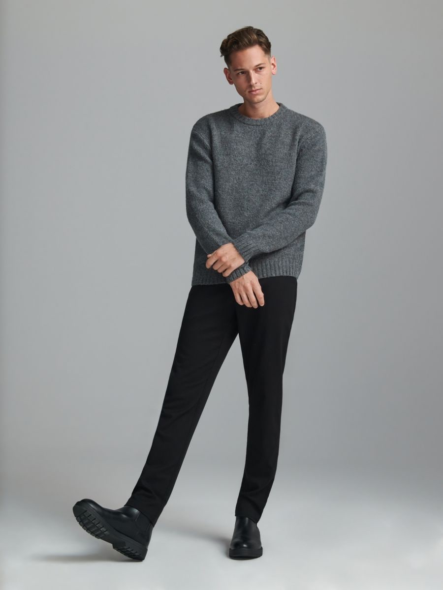 Sweter Kolor szary  0483A-9MM