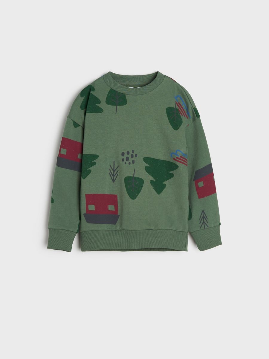 Komplet: bluza i spodnie Kolor zielony  6678X-76X