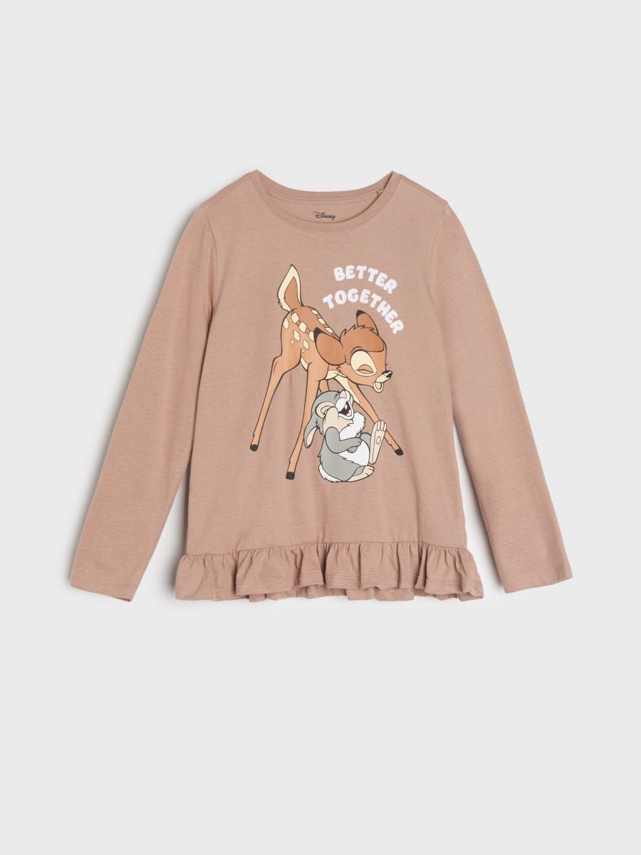 Koszulka Bambi Kolor brązowy  4738Z-84X