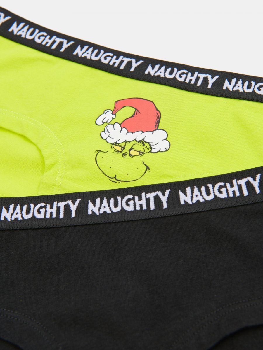 Majtki hipster Grinch 2 pack Kolor wielobarwny  6016U-MLC