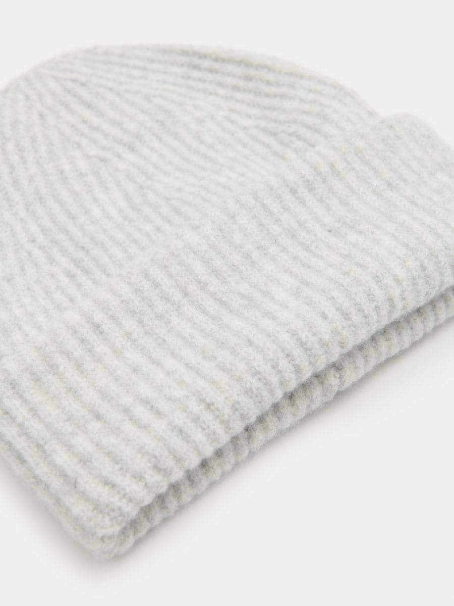 Czapka beanie Kolor szary  9526F-09M
