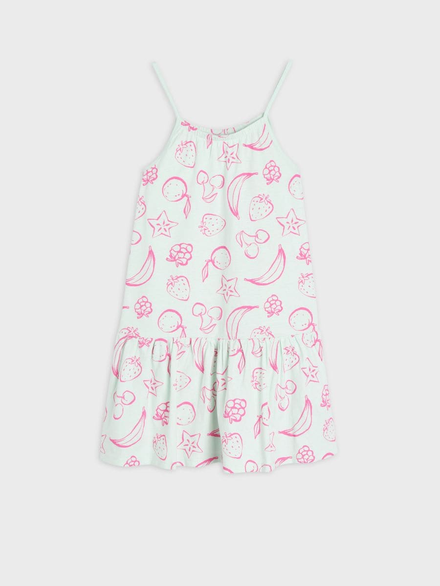 Sukienka babydoll Kolor niebieski  4259R-06X