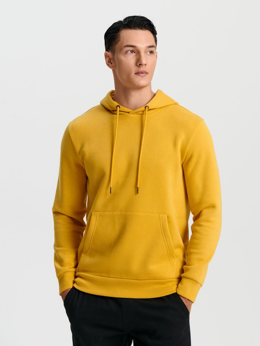 Bluza z kapturem Kolor żółty  6977D-18X