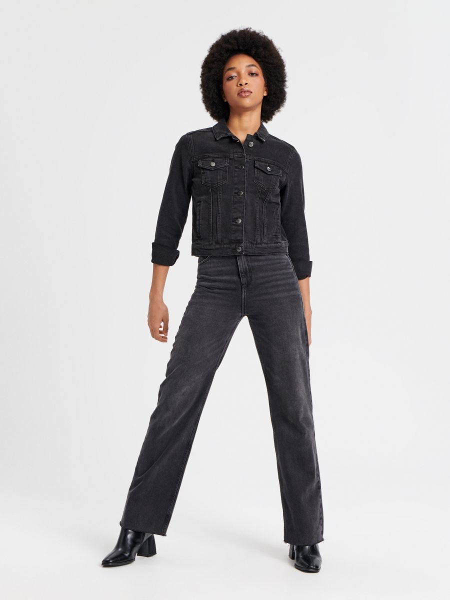 Kurtka jeansowa Kolor czarny  5984J-99J