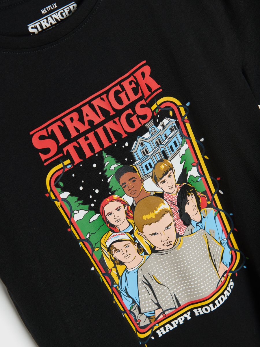 Koszulka Stranger Things Kolor czarny  6847Y-99X