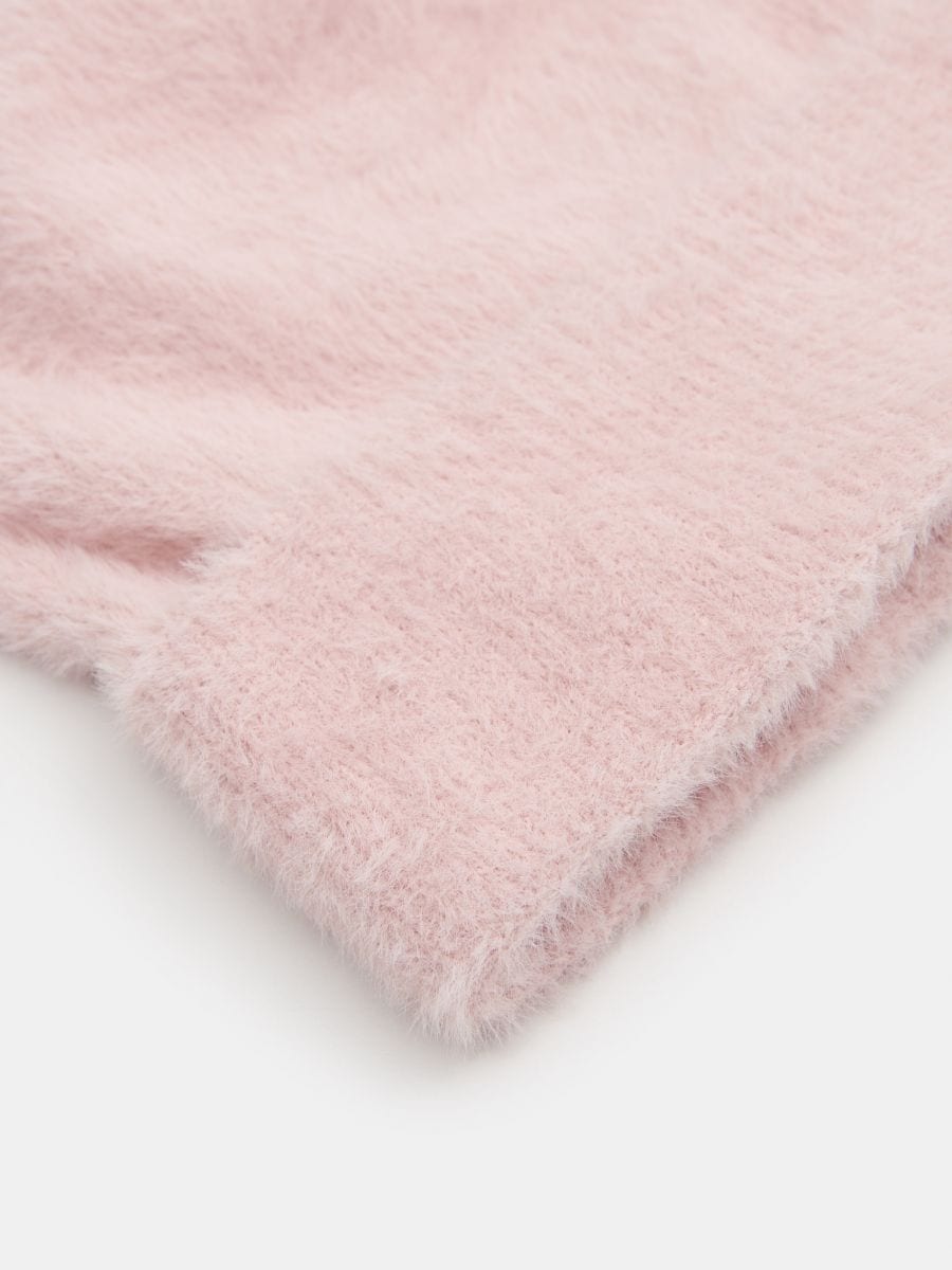 Czapka beanie Kolor różowy  8736F-03X