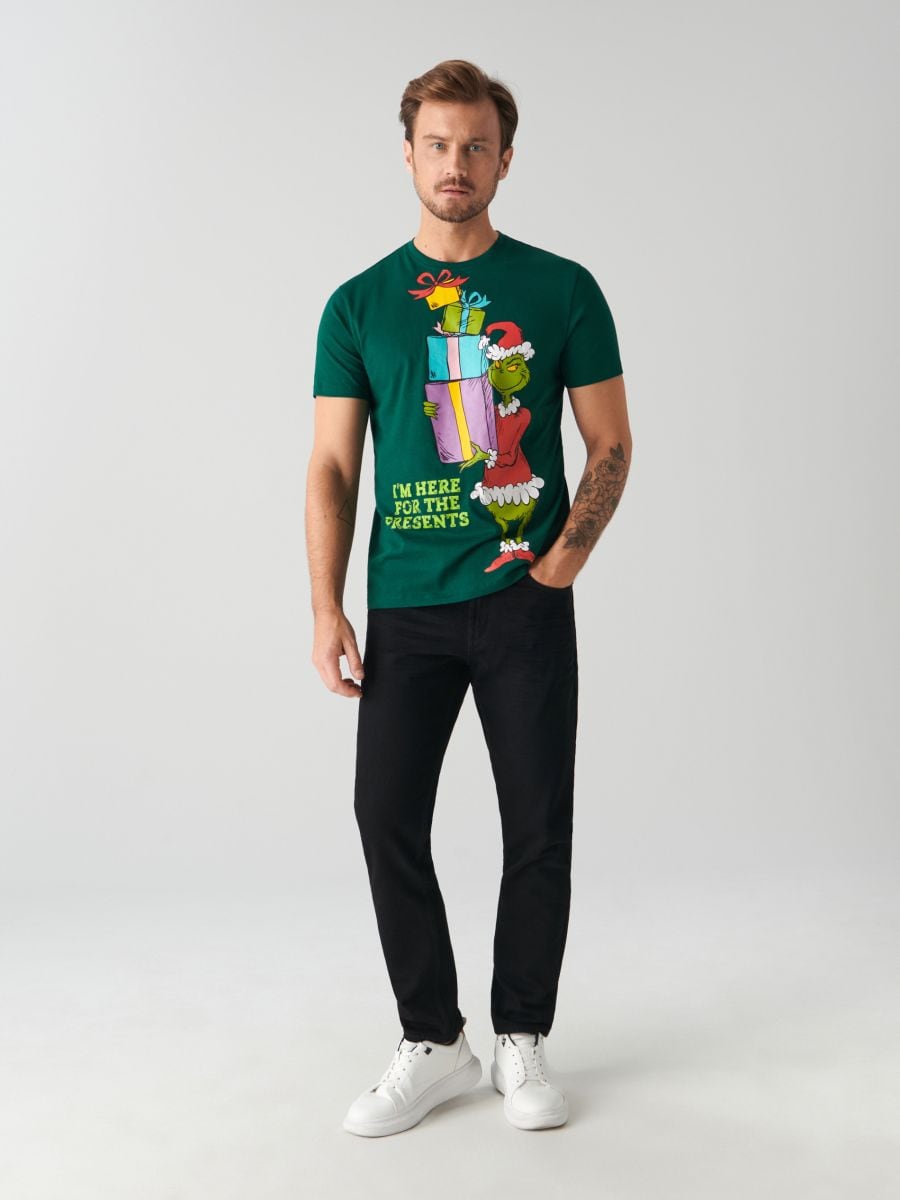 Koszulka Grinch Kolor zielony  2158O-77X