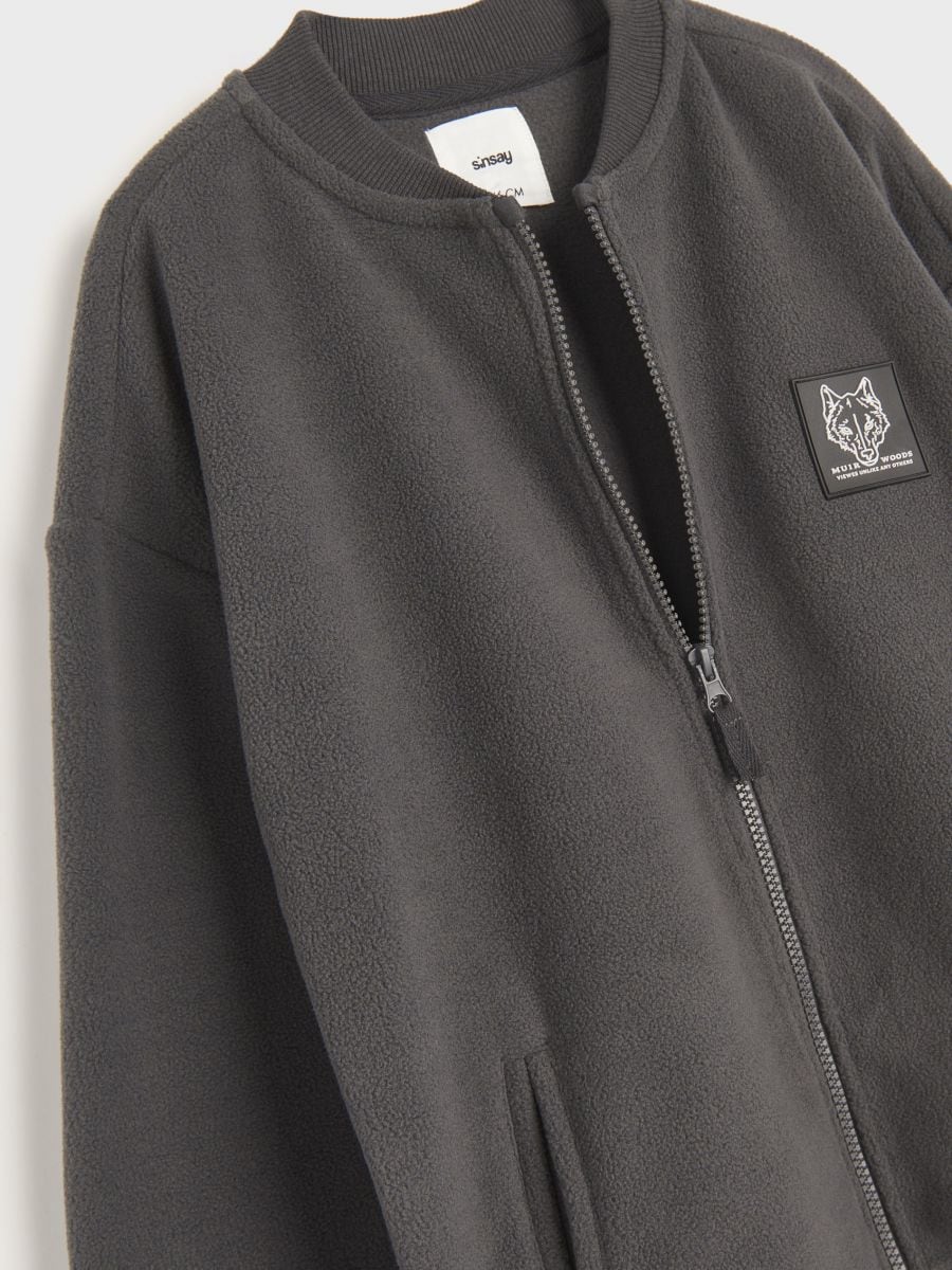 Bluza polarowa Kolor szary  6456R-90X