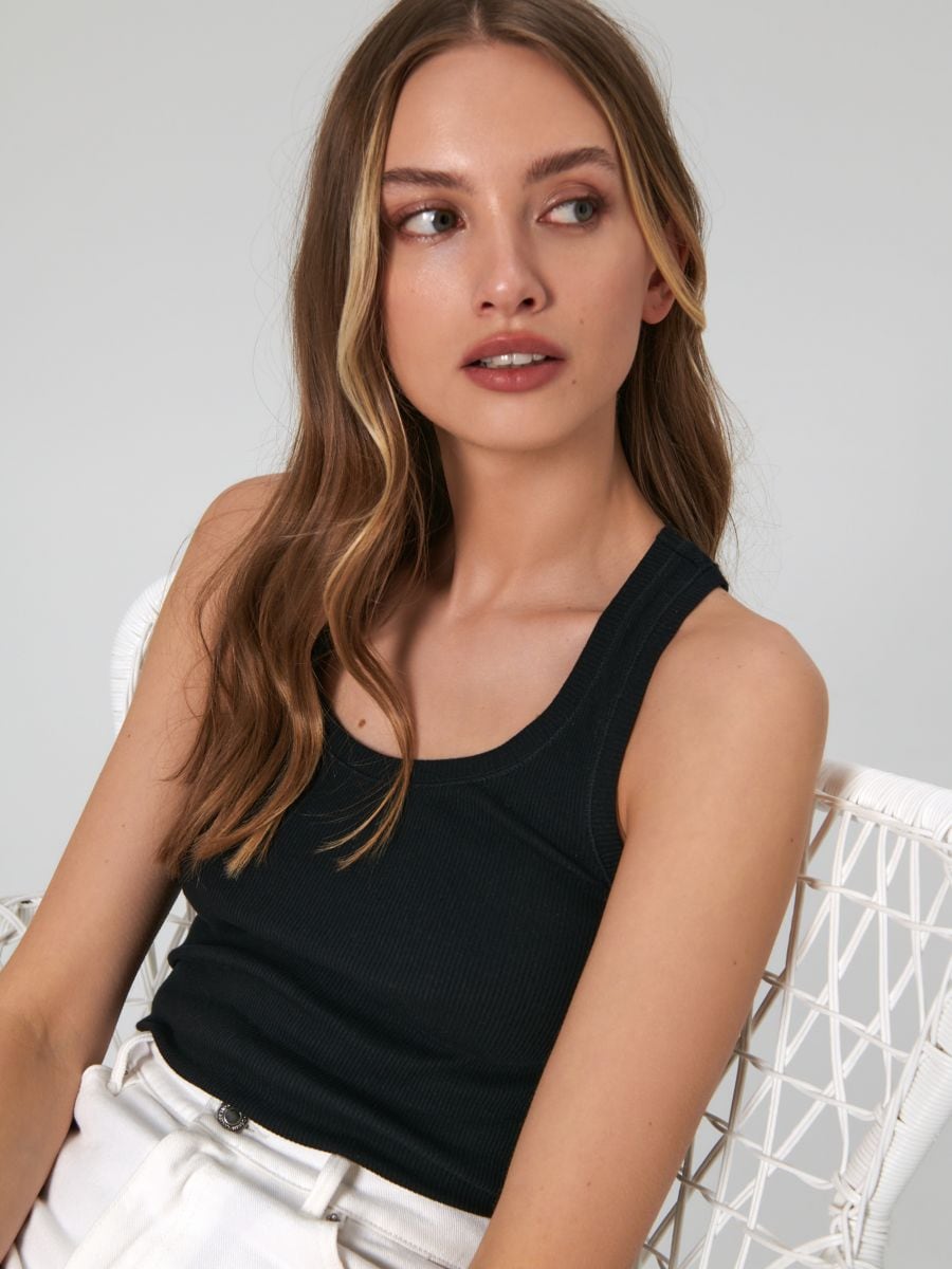 Top bawełniany Kolor czarny  8863J-99X