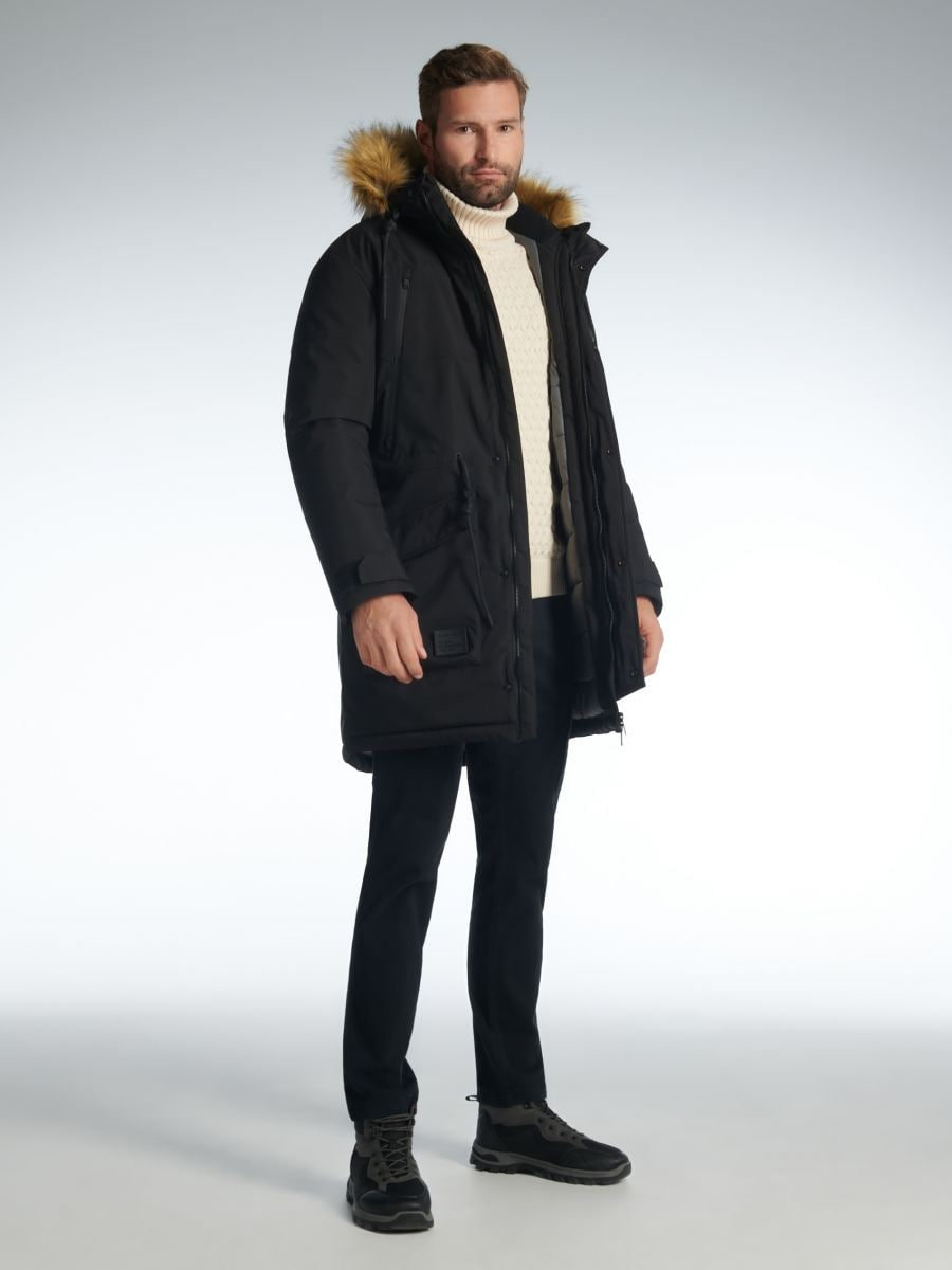 Kurtka parka Kolor czarny  1868O-99X
