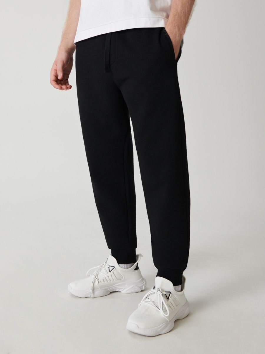 Spodnie dresowe jogger Kolor czarny  1956O-99X