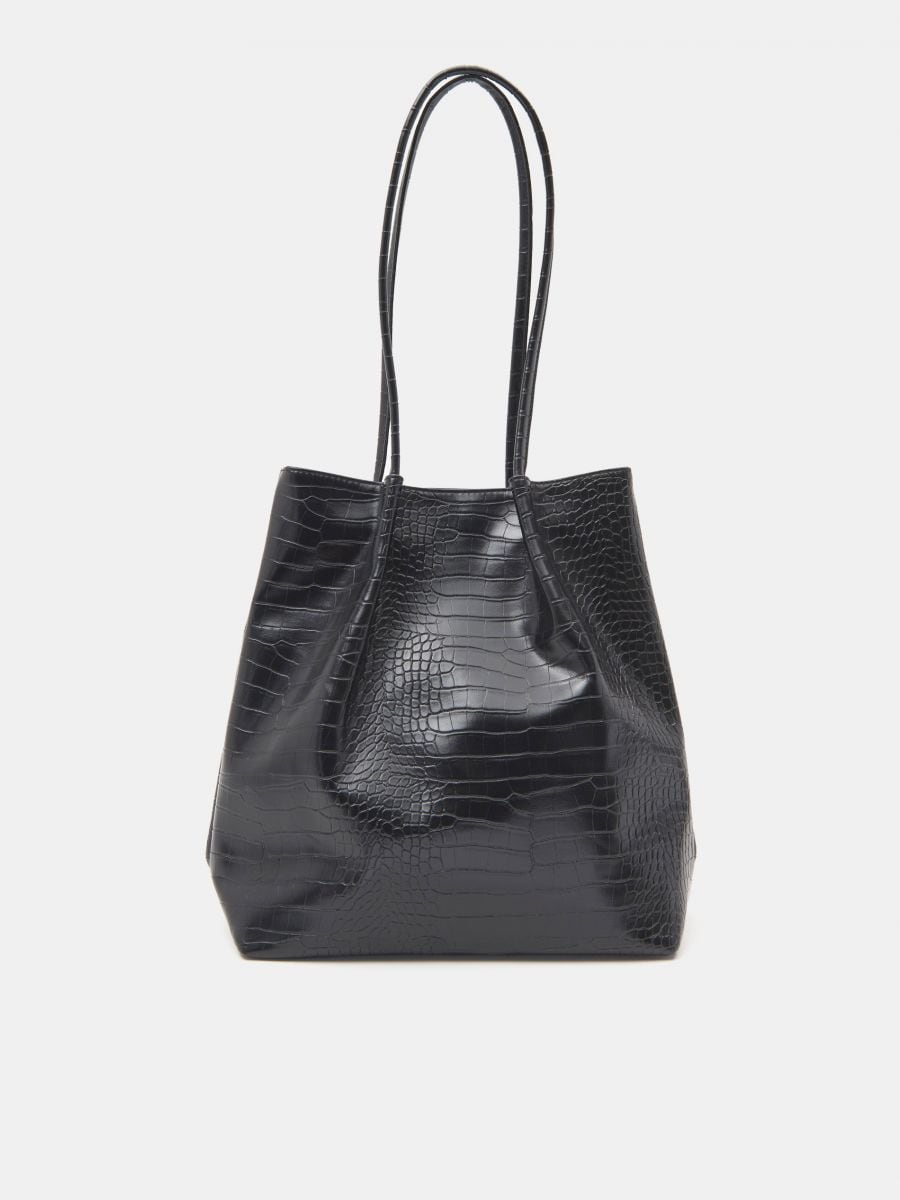 Torba shopper Kolor czarny  6040K-99X