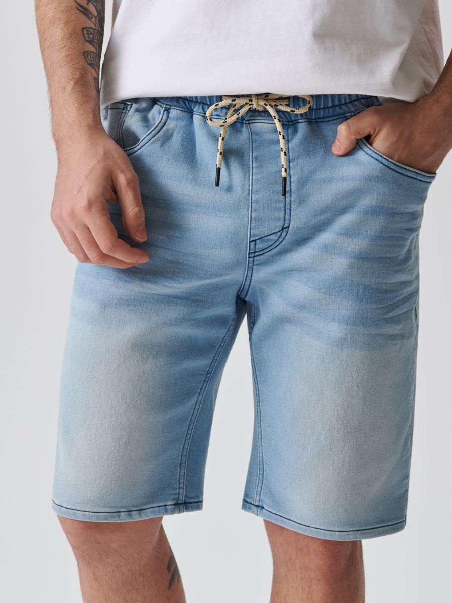Szorty jeansowe jogger Kolor niebieski  9853S-50J