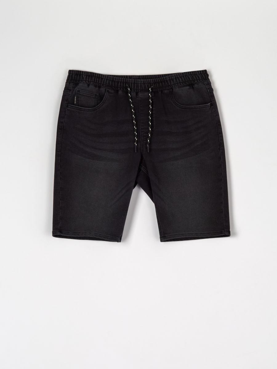 Szorty jeansowe jogger Kolor czarny  9853S-99J