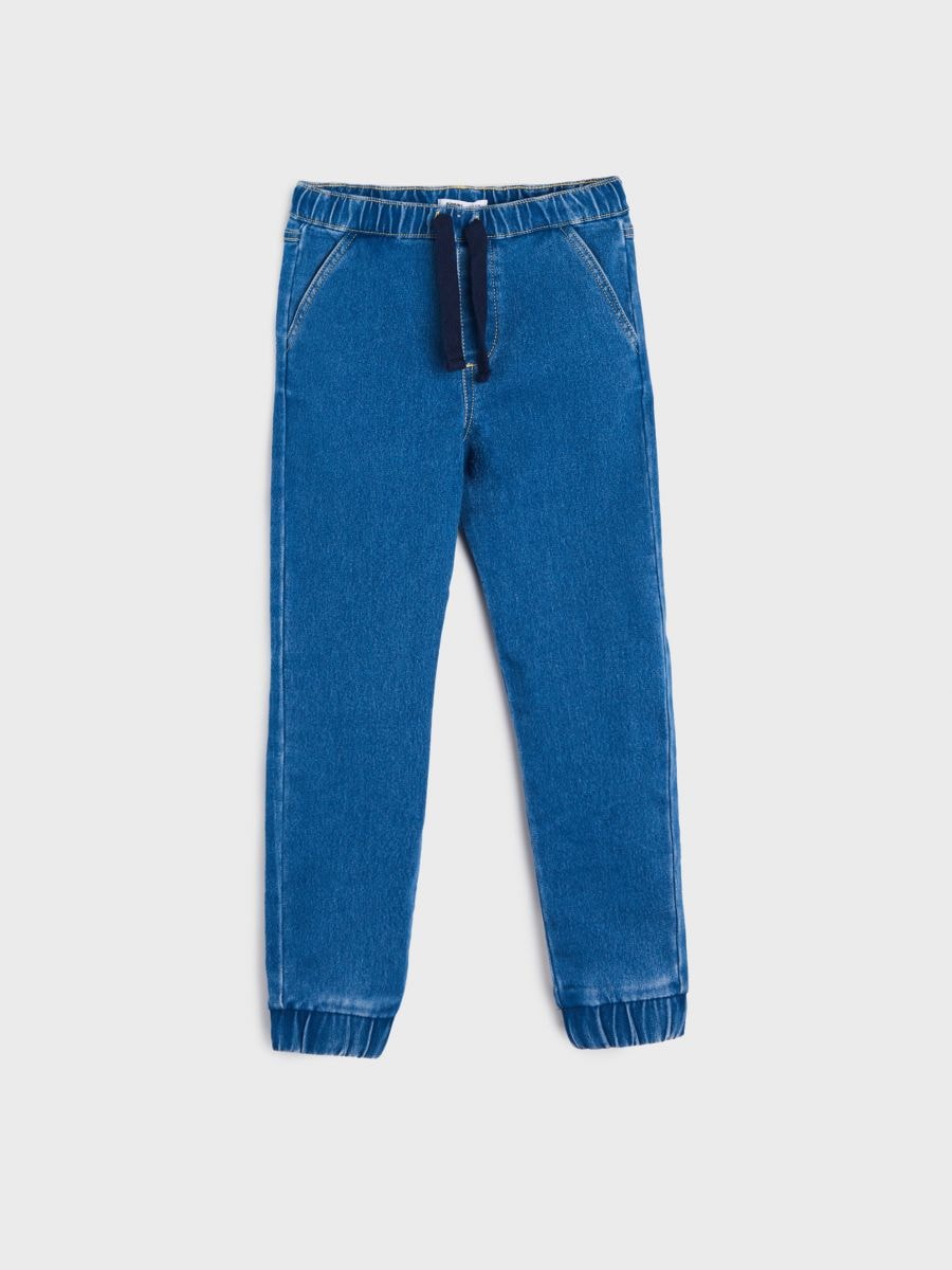 Jeansy jogger Kolor niebieski  2521O-50J