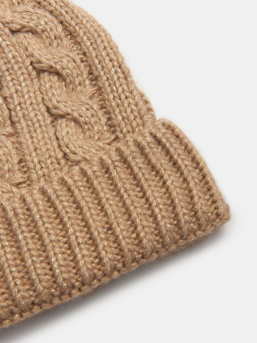 Czapka beanie Kolor kremowy  1353X-02X