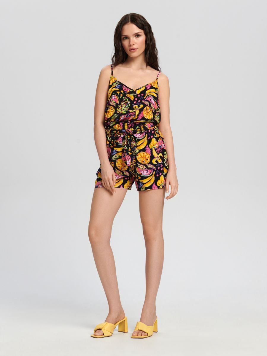 Top ze wzorem Kolor czarny  3251F-99P