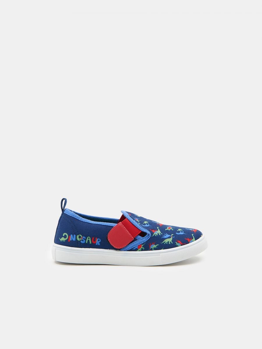 Tenisówki slip on Kolor granatowy  7501R-59X