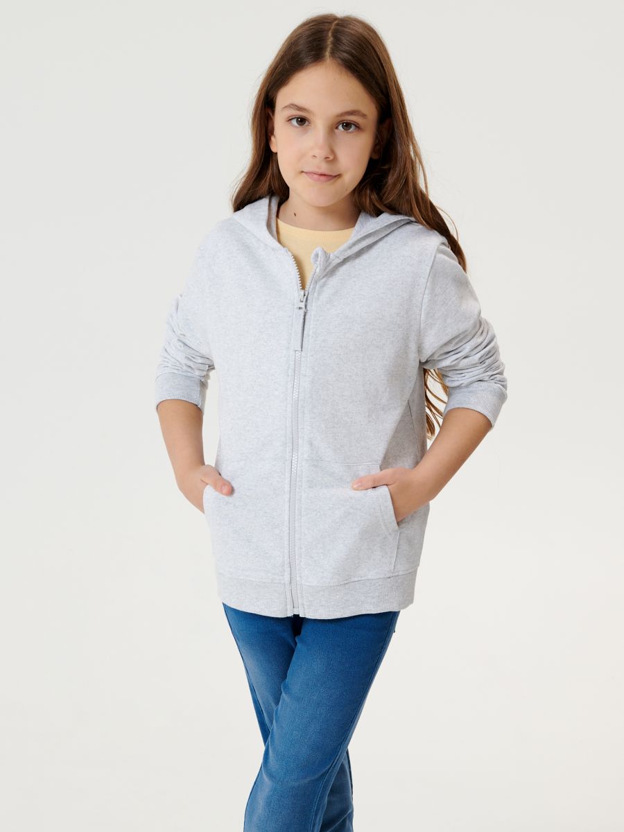 Bluza basic Kolor szary  3685J-09M