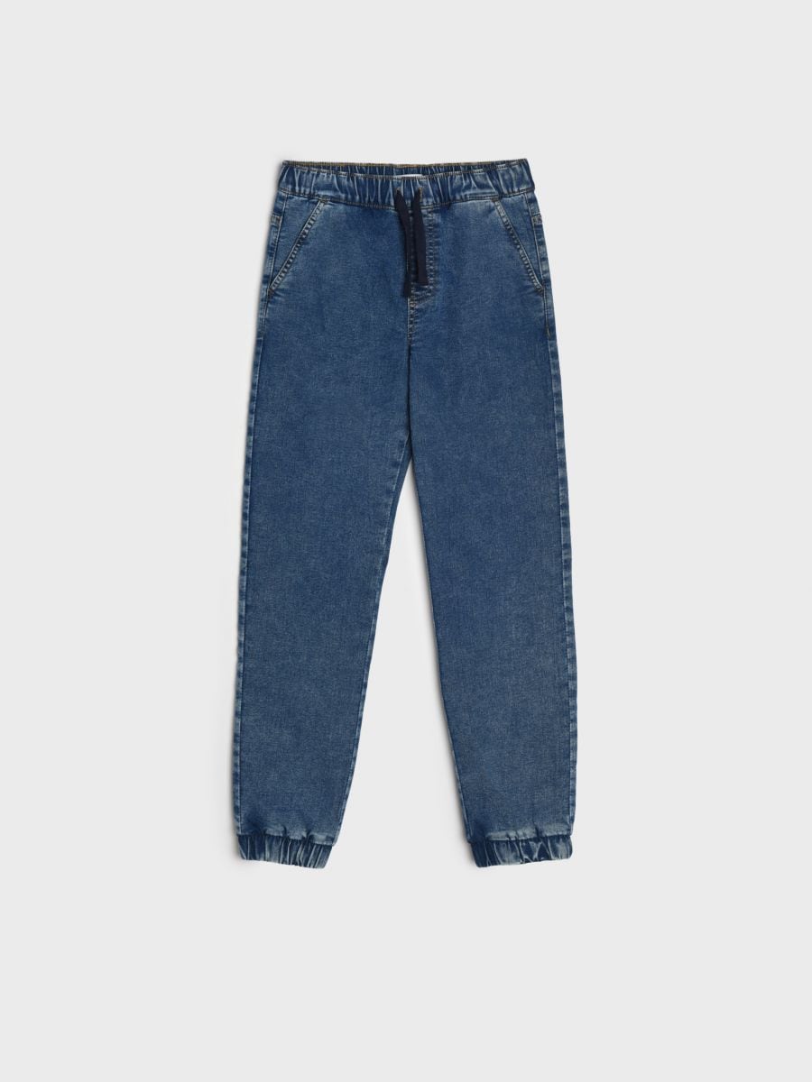 Jeansy jogger Kolor niebieski  2619O-55J