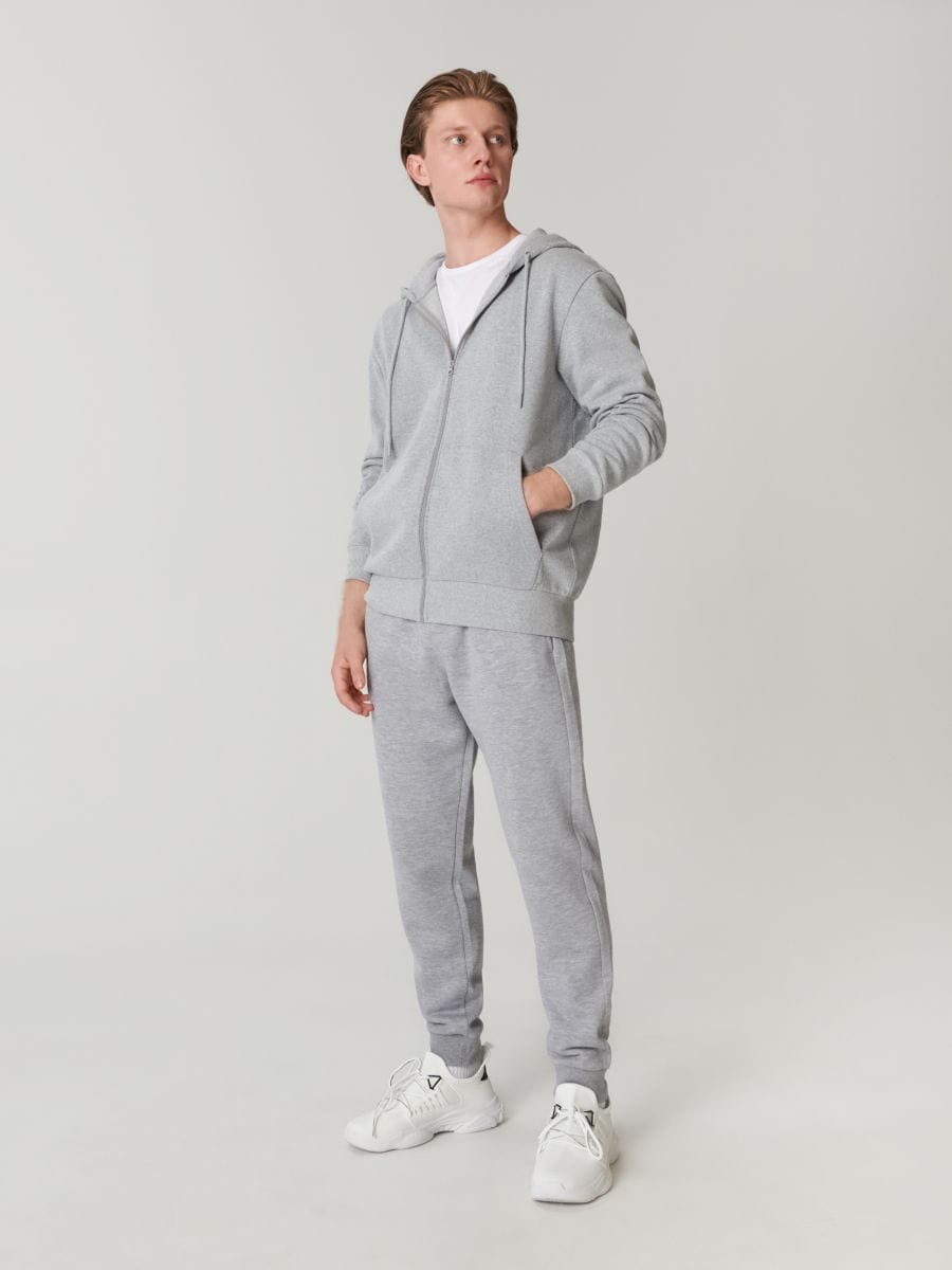Bluza z kapturem Kolor szary  1686O-09M