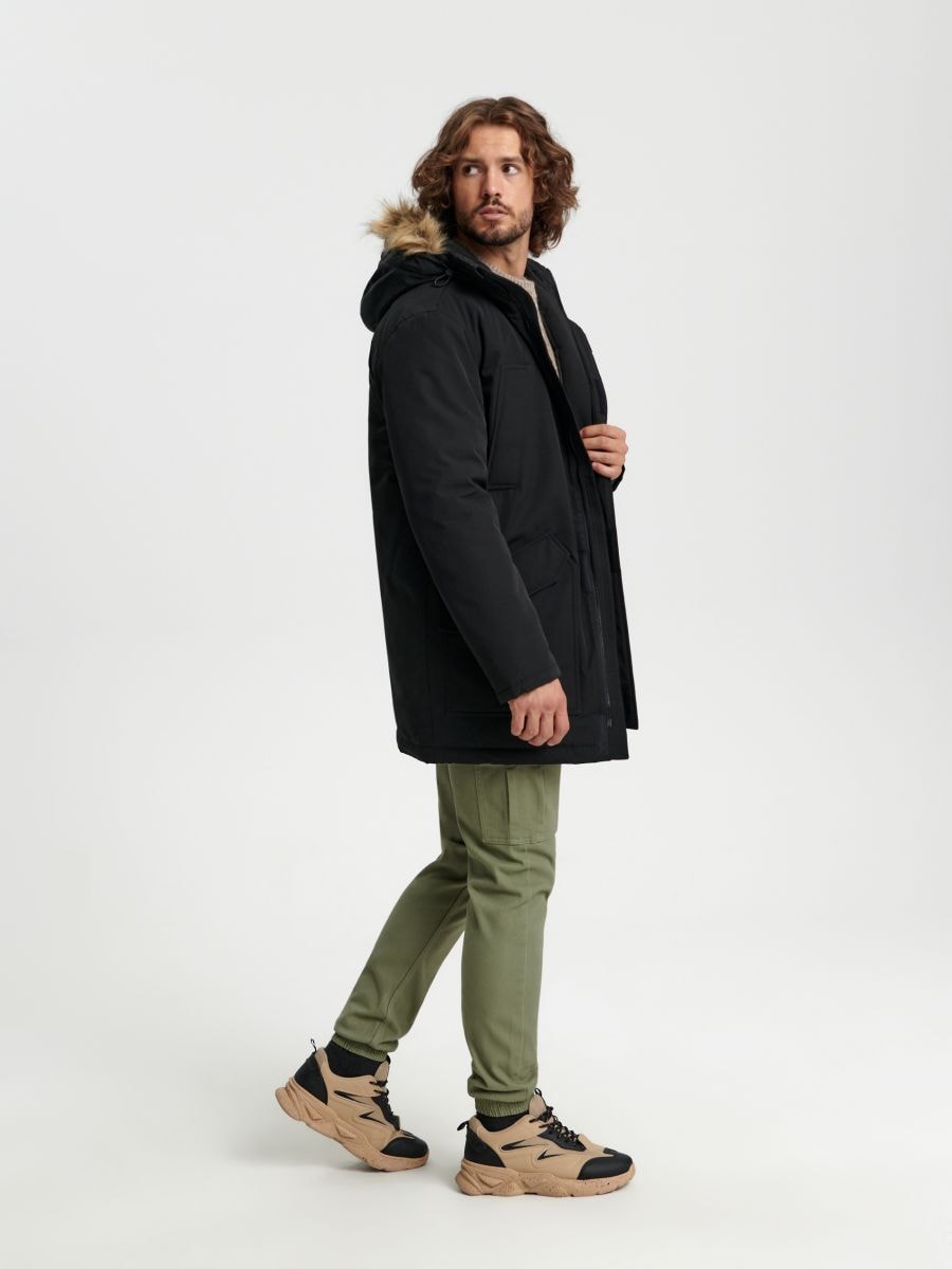 Kurtka parka Kolor czarny  1852O-99X