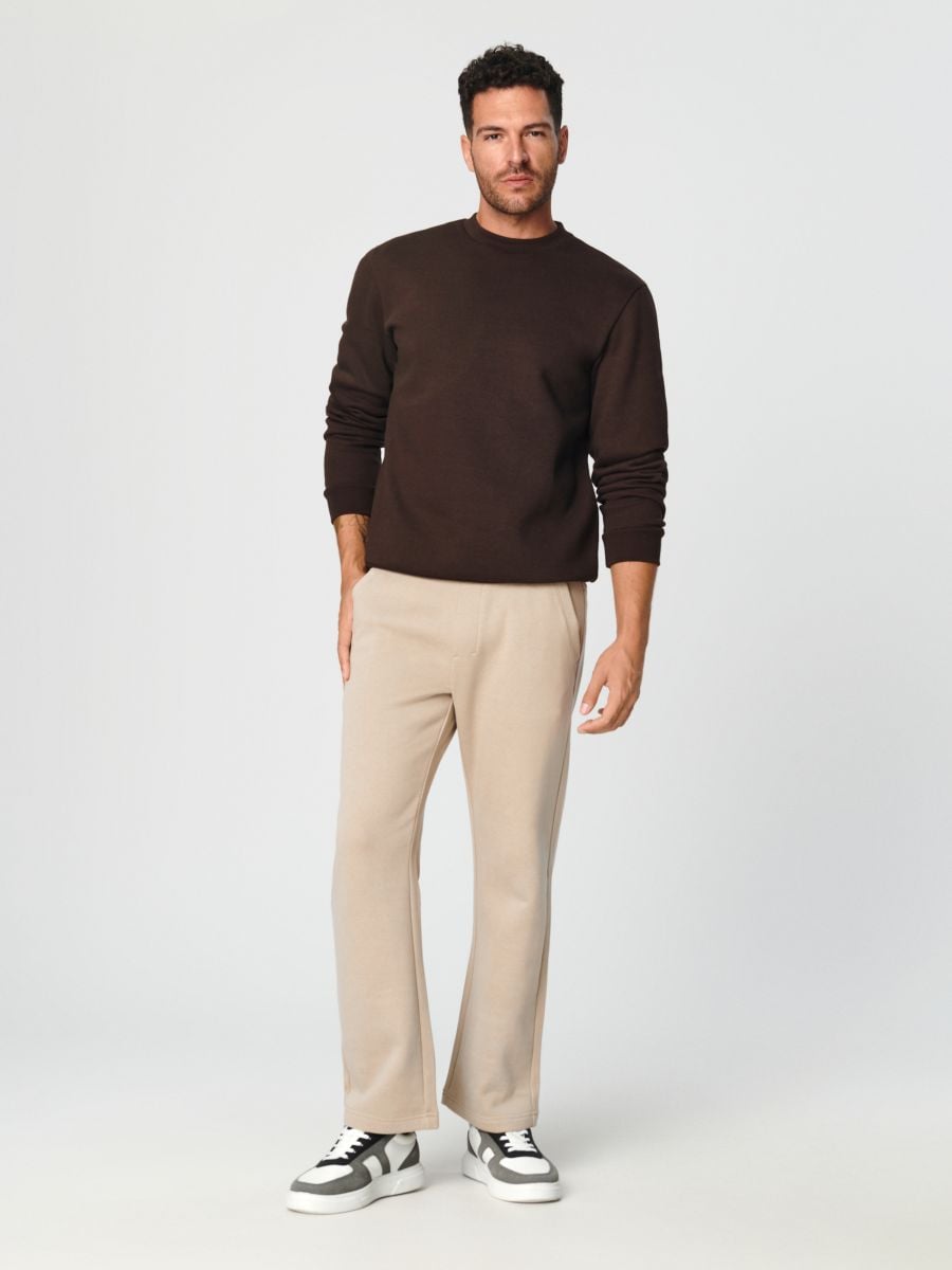Bluza basic Kolor brązowy  1745O-98X