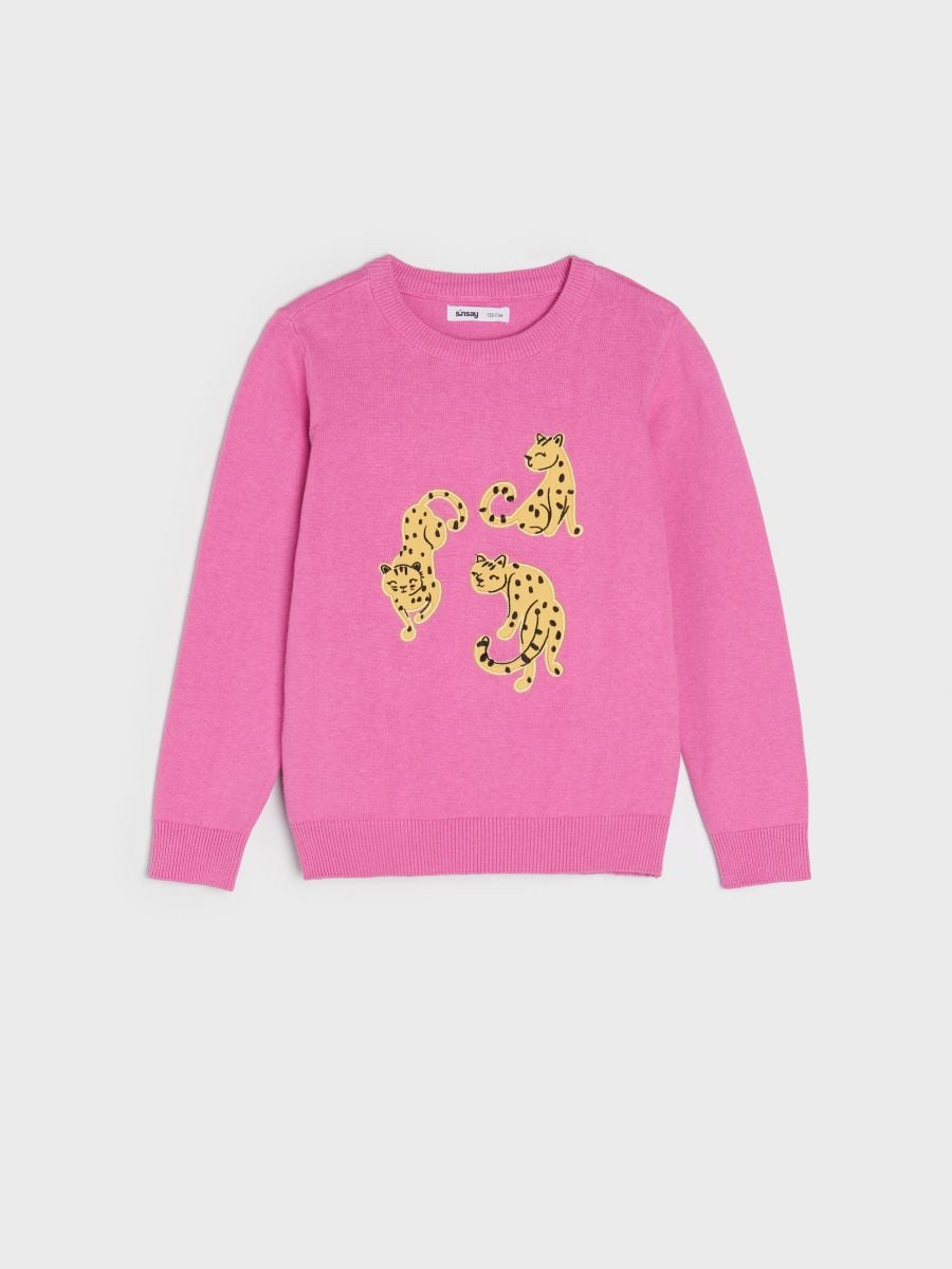 Sweter Kolor różowy  5611R-40X