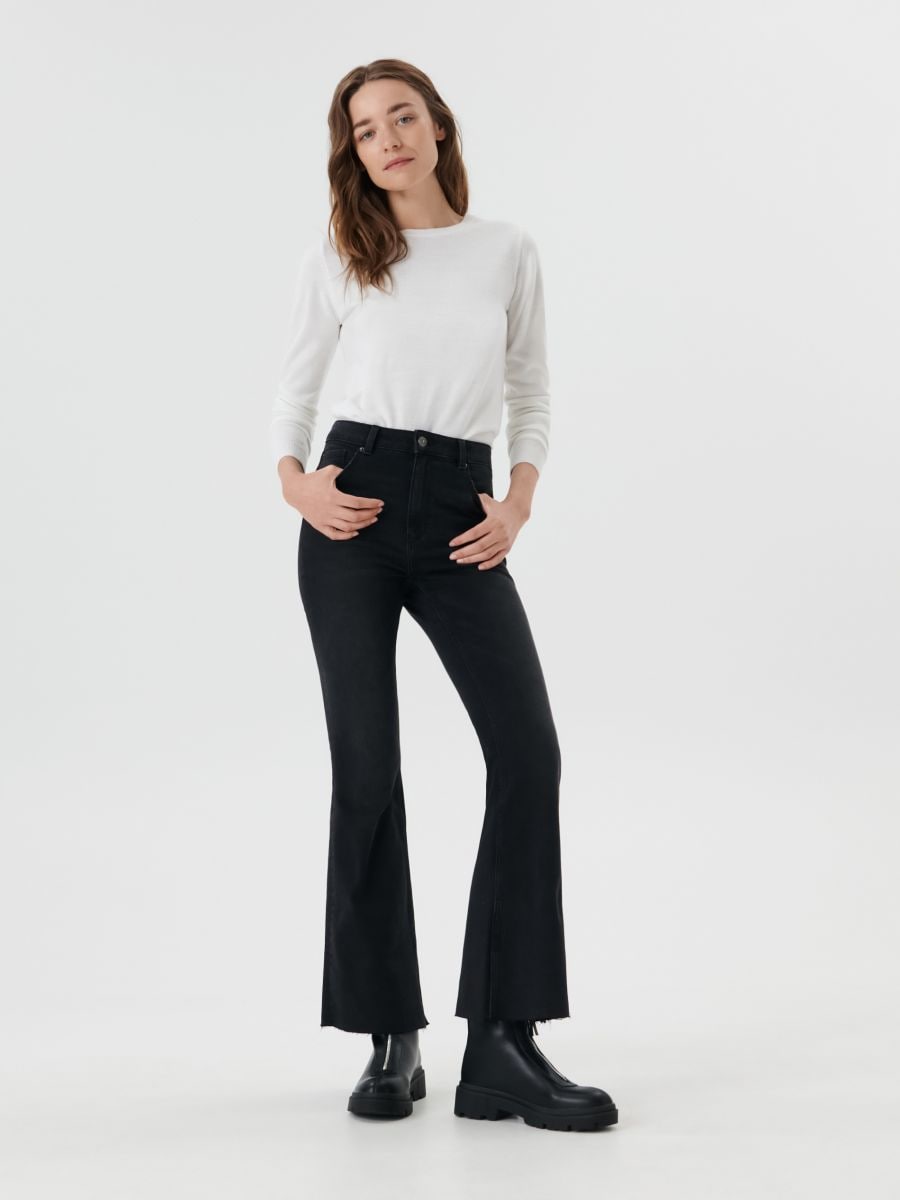 Sweter z miękkiej dzianiny Kolor kremowy  5156O-01X