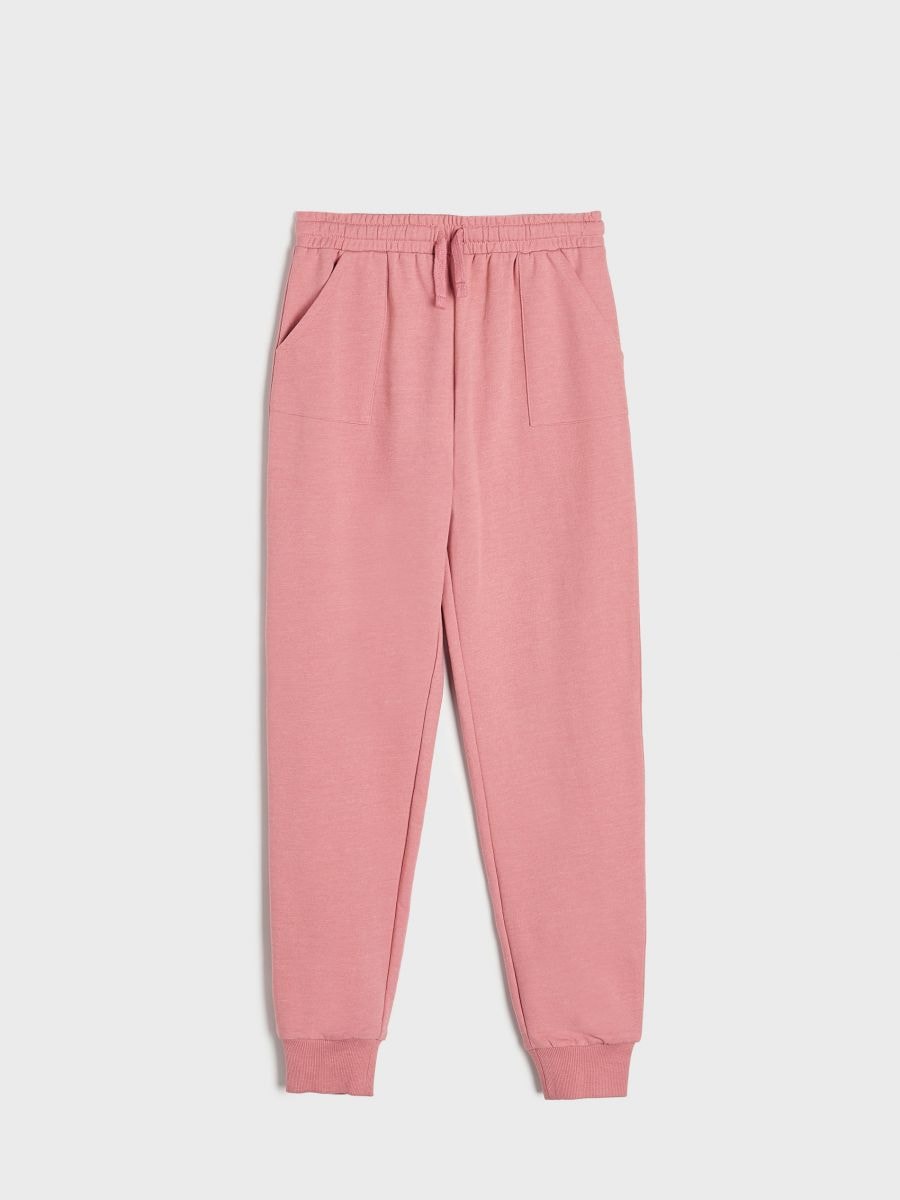 Spodnie dresowe jogger Kolor begonia  4777J-31X