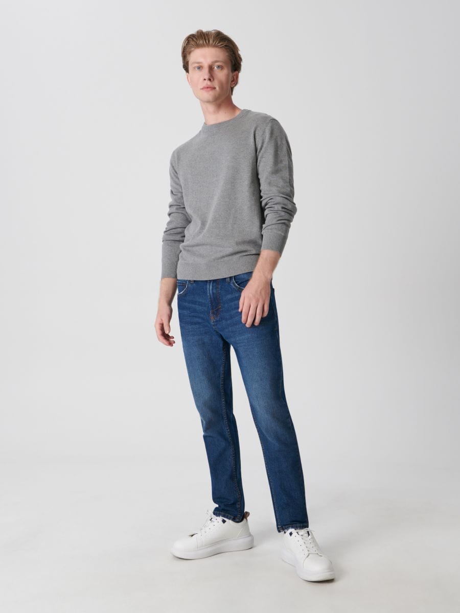 Sweter Kolor szary  0187J-09M