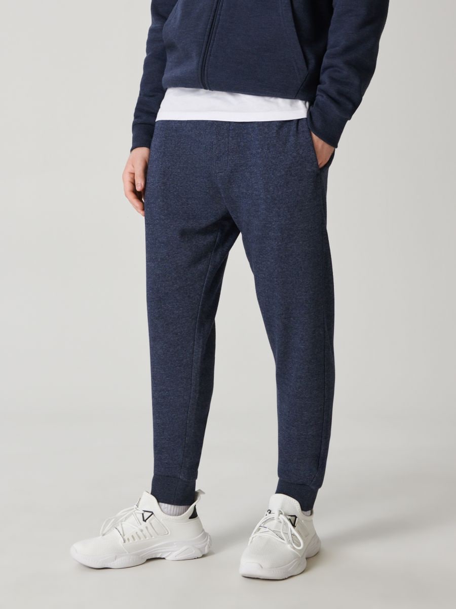 Spodnie dresowe jogger Kolor granatowy  1958O-59M
