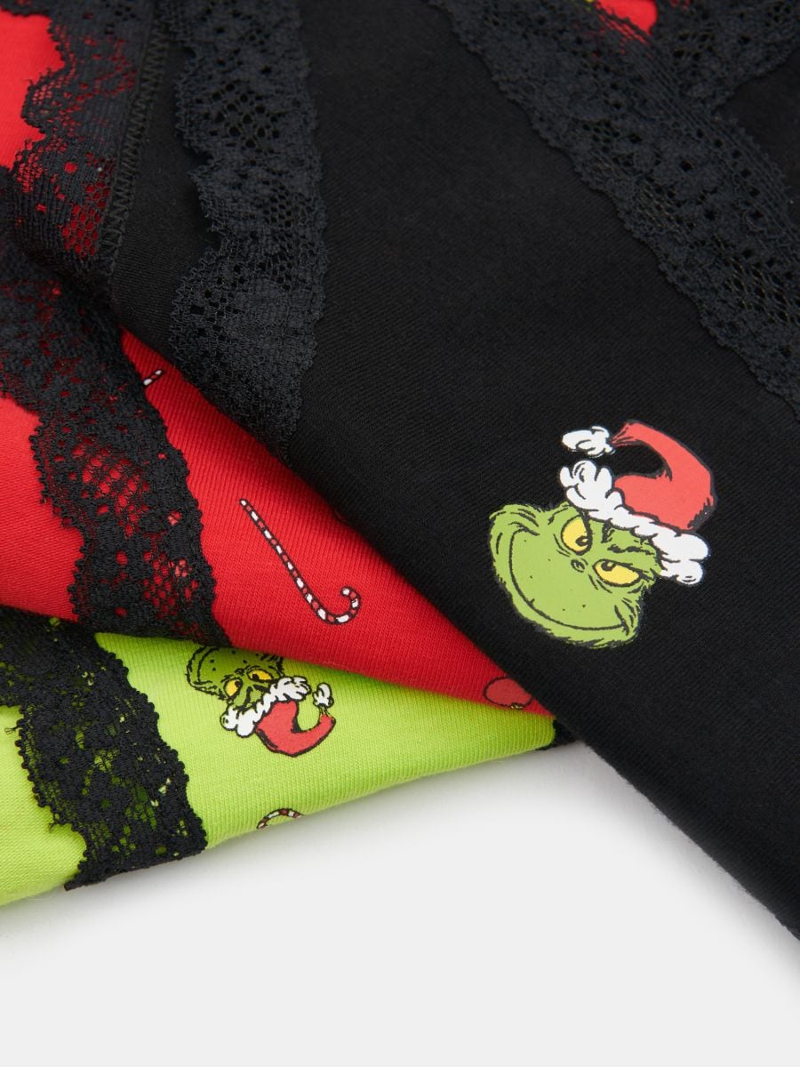 Majtki brazyliany Grinch 3 pack Kolor wielobarwny  8318M-MLC