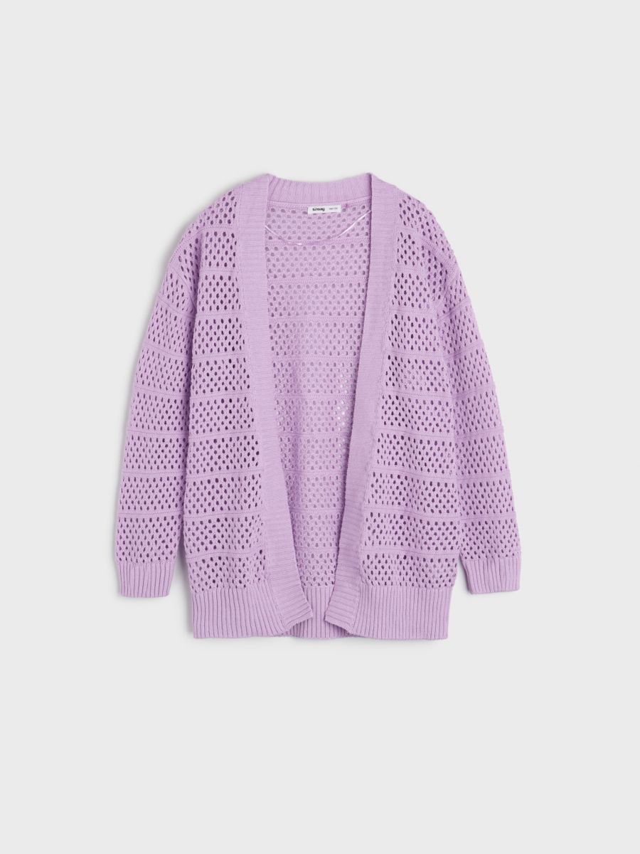Sweter Kolor fioletowy  5617R-04X