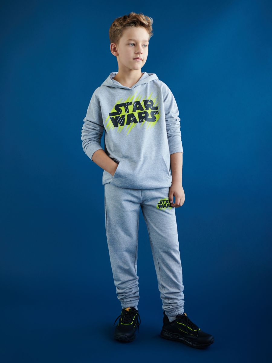 Spodnie dresowe jogger Star Wars Kolor szary  8459Q-9MM